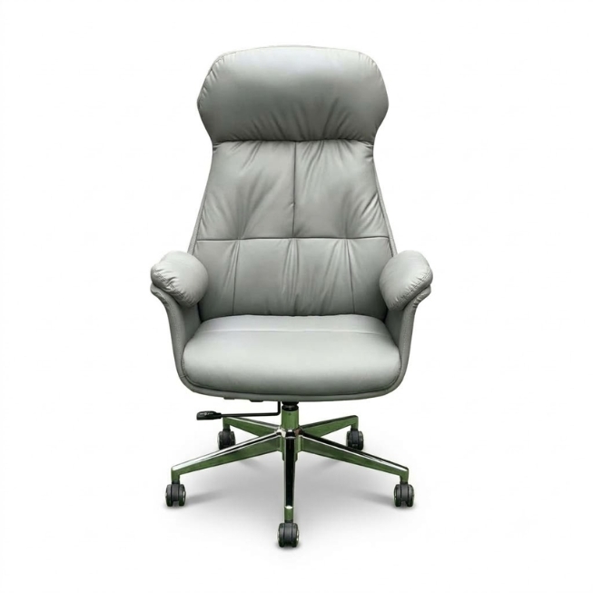 Ghế xoay giám đốc văn phòng bọc da blak, grey: SG - 3808 - $hienthicat